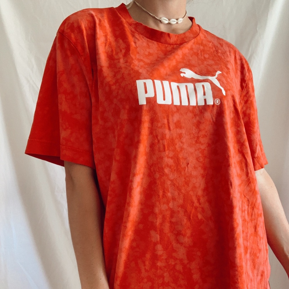 PUMA Subtle Acid Wash Oversized Tee